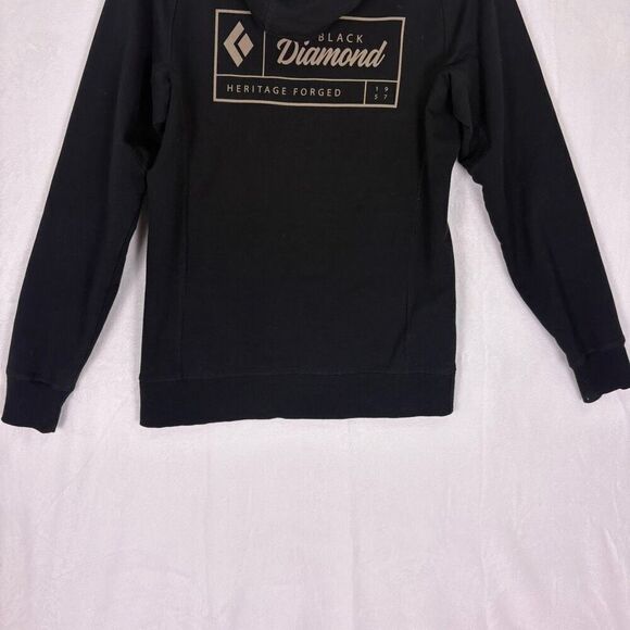 Black Diamond Black Hooded Zip Up Sweatshirt Women's XS - Picture 10 of 11